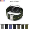 Elastic Webbing  Metal Hook Watch Band Straps Compatible for Apple iWatch Ultra SE 49mm 45mm 44mm 42mm 41mm 40mm 38mm - Image 6