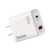 30W FCC Wall Charger Compact Dual Port USB-A and USB-C Fast Charging Power Adapter - Image 2