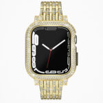 10-PACK Alloy Diamonds iWatch Lady Men Watch Band Straps 45mm 44mm 41mm 40mm - Image 5