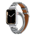 10-PACK Hand-strung Cowhide Leather Bracelet Watch Band Strap for Apple iWatch 49mm - Image 3