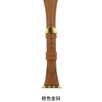 10-PACK Butterfly Buckle Calf Leather Watch Band Strap Compatible for Apple Watch Ultra 49mm 45mm - Image 13