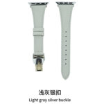 10-PACK Butterfly Buckle Calf Leather Watch Band Strap Compatible for Apple Watch Ultra 49mm 45mm - Image 9