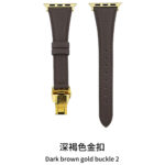 10-PACK Butterfly Buckle Calf Leather Watch Band Strap Compatible for Apple Watch Ultra 49mm 45mm - Image 6