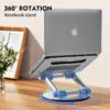 360 Degree Free Rotation Notebook Stand  Holder(<17.3" Devices) - Image 2