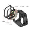 10-PACK Militory Drop+ Protect Watch Case and Band for Apple iWatch 49mm - Image 14