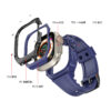10-PACK Militory Drop+ Protect Watch Case and Band for Apple iWatch 49mm