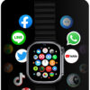 5-PACK 4G Android Smart Phone Watch Camera New UI Video call Sports Pedometer - Image 2