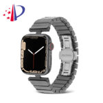 10-PACK Two-Tone Butterfly Buckle Chain Watch Band Strap Compatible for Apple Watch Ultra 49mm 45mm - Image 3