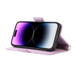 10-PACK Flowers Strap PU Leather Cover Mobile Phone Stand Rope Case for  iPhone - Image 11