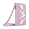 10-PACK Flowers Strap PU Leather Cover Mobile Phone Stand Rope Case for  iPhone - Image 7
