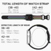 10-PACK Silicone Watch Band Compatible for Apple iWatch Ultra 49mm 45mm 40mm - Image 2