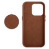 Orange MagSafe PU Leather Cover Case for  iPhone 15Pro max 15Pro  15Plus 15 all Apple models - Image 9
