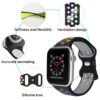 10-PACK Silicone Watch Band Compatible for Apple iWatch Ultra 49mm 45mm 40mm