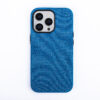 Classical Jeans Clothes PU Leather MagSafe Cover Case for New iPhone 15Pro max Blue