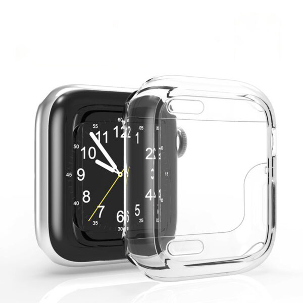 High Transparent Hard PC Protect TPU Frame Apple iWatch Case 38mm-49mm