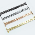 10-PACK Premium Metal Bead Bracelet Watch Band Strap for Apple iWatch 49mm 45mm - Image 2