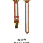 10-PACK Thin Hollow Canvas Butterfly Buckle Leather Watch Band Strap for Apple iWatch - Image 5