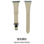 10-PACK Butterfly Buckle Calf Leather Watch Band Strap Compatible for Apple Watch Ultra 49mm 45mm - Image 3