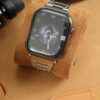 10-PACK New Stainless Steel  Watch Band Strap Compatible for Apple iWatch Ultra 49mm 45mm 40mm (Silver) - Image 2
