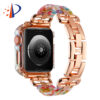 10-PACK Resin Bracelet Watch Chain iWatch Band Strap 49mm 45mm 44mm 41mm 40mm 38mm (ROSE Gold) - Image 16