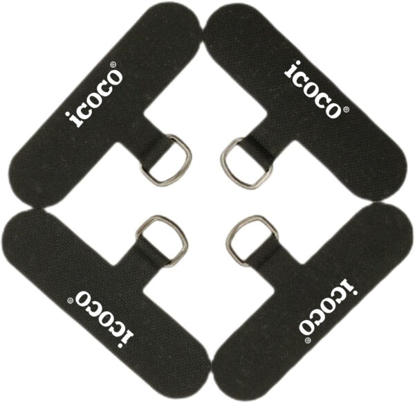 10-PACK Phone Lanyard Tether Tab Replacement Part for Phone Strap Phone Lanyard Patch Universal Cell Phone Fabric Canvas Pad 420D