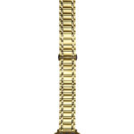 10-PACK New Five Beads Stainless Steel Strap for Apple iWatch 49mm 45mm 44mm 41mm 40mm 38mm(Silver) - Image 9