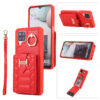 10-PACK Strap PU Leather Cover Mobile Phone Stand Rope Case for  iPhone Models for Samsung Models