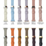 10-PACK T-Shaped Small Waist Leather Butterfly Buckle Watch Strap 49mm 45mm 44mm 41mm 40mm 38mm - Image 2