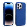 Classical Denim Style PU Leather IC Animation Magnetic MagSafe iPhone Mobile Cover Case for iPhone 15Pro max - Image 8