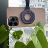 TIKTOK  INSTAGRAM YOUTUBE  Facebook...Creators, Popular Universal Ultra-thin Stronger Magnetic Silicone Ring Stand Holder(Red) - Image 4