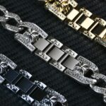 10-PACK New Diamonds Chrome Hearts Smart Watch Band Girls Straps compatible for Apple iWatch - Image 4