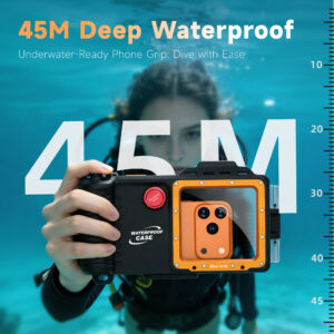 Professional 45m/147ft Universal Diving Phone Case IPX8 Waterproof Housing for Underwater Photography (B2B/Wholesale)