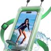 SGS 98 Feet 24  Hours Deep Waterproof Universal Case for swimming diving surfing snorkeling sand waterpark (Green) - Image 2