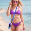 SGS 98 Feet 24  Hours Deep Waterproof Universal Case for swimming diving  surfing snorkeling sand waterpark (Blue) - Image 3