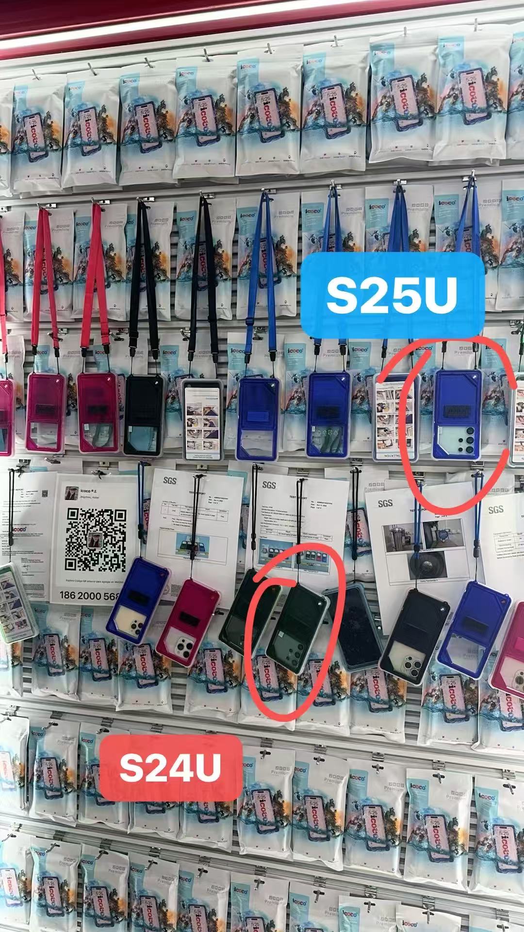 10-PACK 24 Hours 30M 98FT SGS Deep Waterproof Universal Case for swimming diving surfing snorkeling sand waterpark (Pink) - Image 24