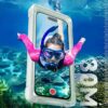 SGS 98 Feet 24  Hours Deep Waterproof Universal Case for swimming diving surfing snorkeling sand waterpark (Green) - Image 4