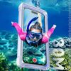 SGS 98 Feet 24  Hours Deep Waterproof Universal Case for swimming diving  surfing snorkeling sand waterpark (Blue)