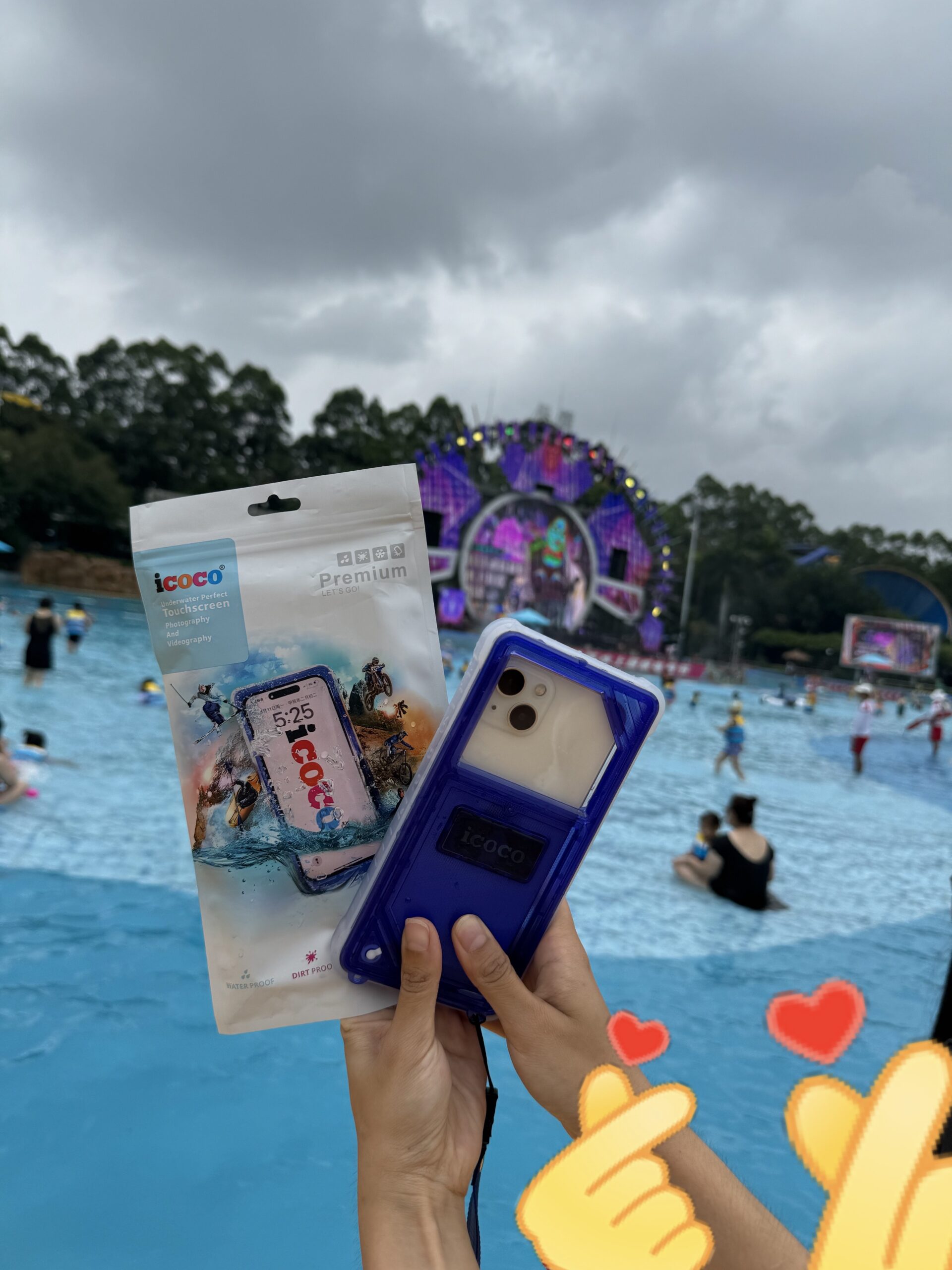 10-PACK 24 Hours 30M 98FT SGS Deep Waterproof Universal Case for swimming diving surfing snorkeling sand waterpark (Pink) - Image 28