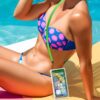SGS 98 Feet 24  Hours Deep Waterproof Universal Case for swimming diving surfing snorkeling sand waterpark (Green) - Image 7