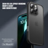 2024 New Stronger Hard Backplane Soft TPU Frame Skin Feel Oil Spray Process Treatment  Case for iPhone 16Pro max 16Pro 16Plus 16 - Image 2