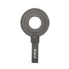 TIKTOK  INSTAGRAM YOUTUBE  Facebook...Creators, Popular Universal Ultra-thin Stronger Magnetic Silicone Ring Stand Holder(Gray)