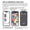 Popular AI NFC Smart INK Screen Phone Case for Apple for iPhone 15Pro Max 15Pro With HD Version 3 Colors - Image 4