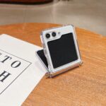 Stronger Hard Backplane Soft TPU Frame Transparent Clear  Protect Case Cover for Samsung Galaxy Z Flip 6/5/4/3 y Z Fold 6/5/4/3