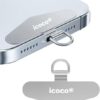 Popular Stainless Steel Lanyard Patch for iPhone/Samsung/Universal Smartphones,No Adhesive - Image 3