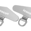 Popular Stainless Steel Lanyard Patch for iPhone/Samsung/Universal Smartphones,No Adhesive