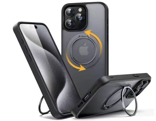360 Roating Kickstand Stronger Magnetic MagSafe Case for Apple iPhone 17Pro max 17Pro 17Air 17 to iPhone 12 and Samsung S25Ultra S24Ultra - Image 11