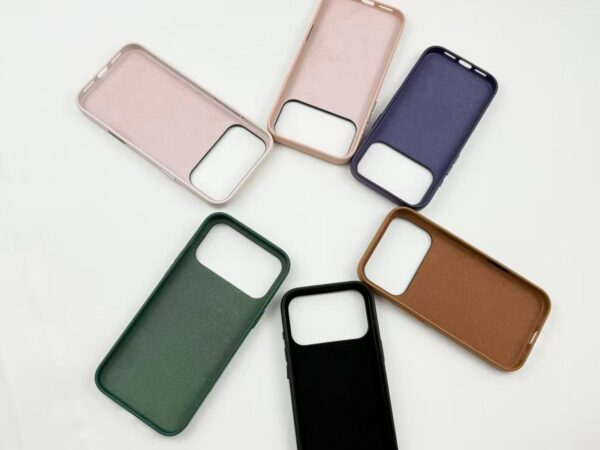 2025 Premium Magnetic Leather Case for iPhone 17Pro max 17Air 17Pro 17 mobile phone support all wireless magsafe devices (AI TOUCH BUTTONS)