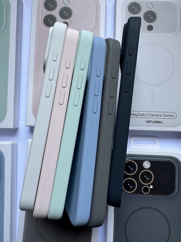 2025 Liquid Silicone MagSafe  Case for  iPhone 16Pro max Changed to 17Pro max  16Pro Changed to 17Pro with Touch Camera Control Button - Image 8