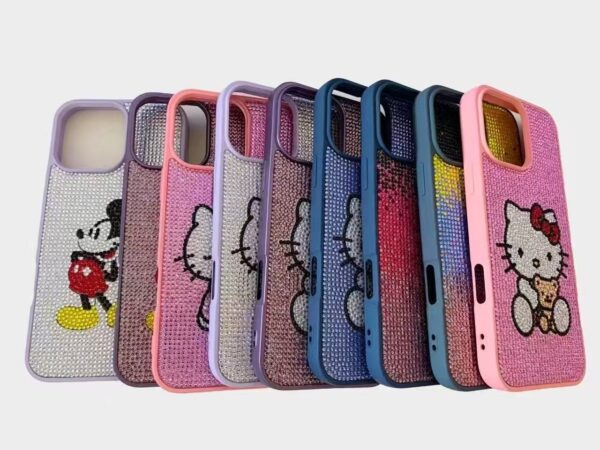 2025 Premium Diamonds Mobile Phone Cover Case for iPhone 17Pro max 17Air 17Pro 17 iPhone 16Pro max 16Pro 16 iPhone 15Pro max 15Pro 15 - Image 2