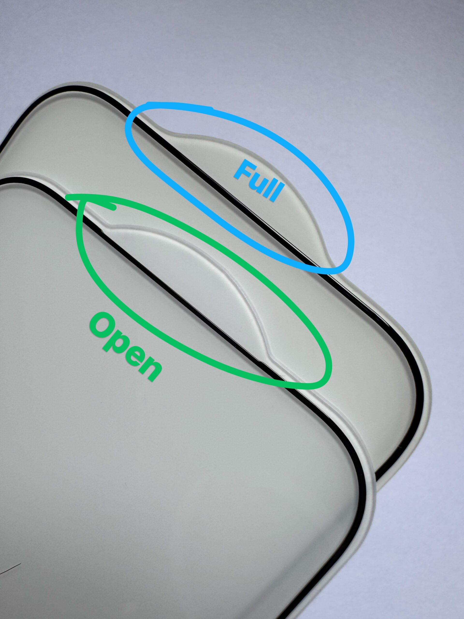 Slim Frame Big Screen View Window High Transparent 9H Tempered Glass Screen for iPhone 17Pro max 17Air 17Pro 17 iPhone 16Pro max 16Pro 16Plus 16 y 15Pro max to iPhone 11 - Image 3